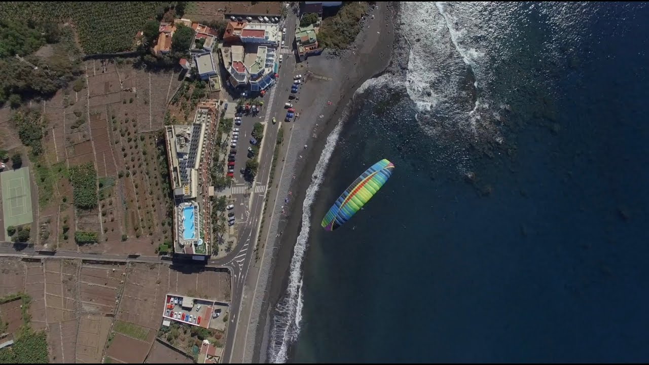 Brisen, Gleitschirmfliegen in La Gomera