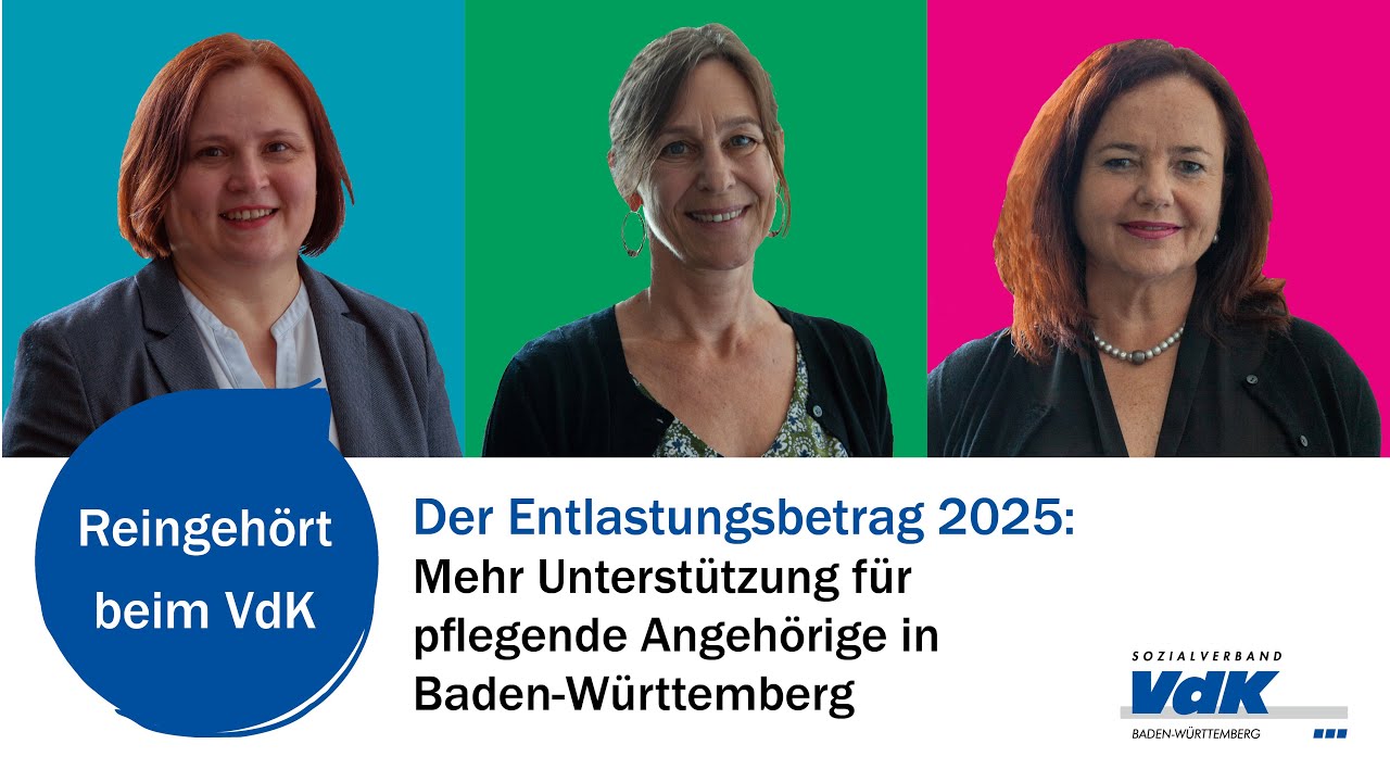 Der Entlastungsbetrag 2025: Mehr Unterstützung für pflegende Angehörige in BaWue – Reingehört #70