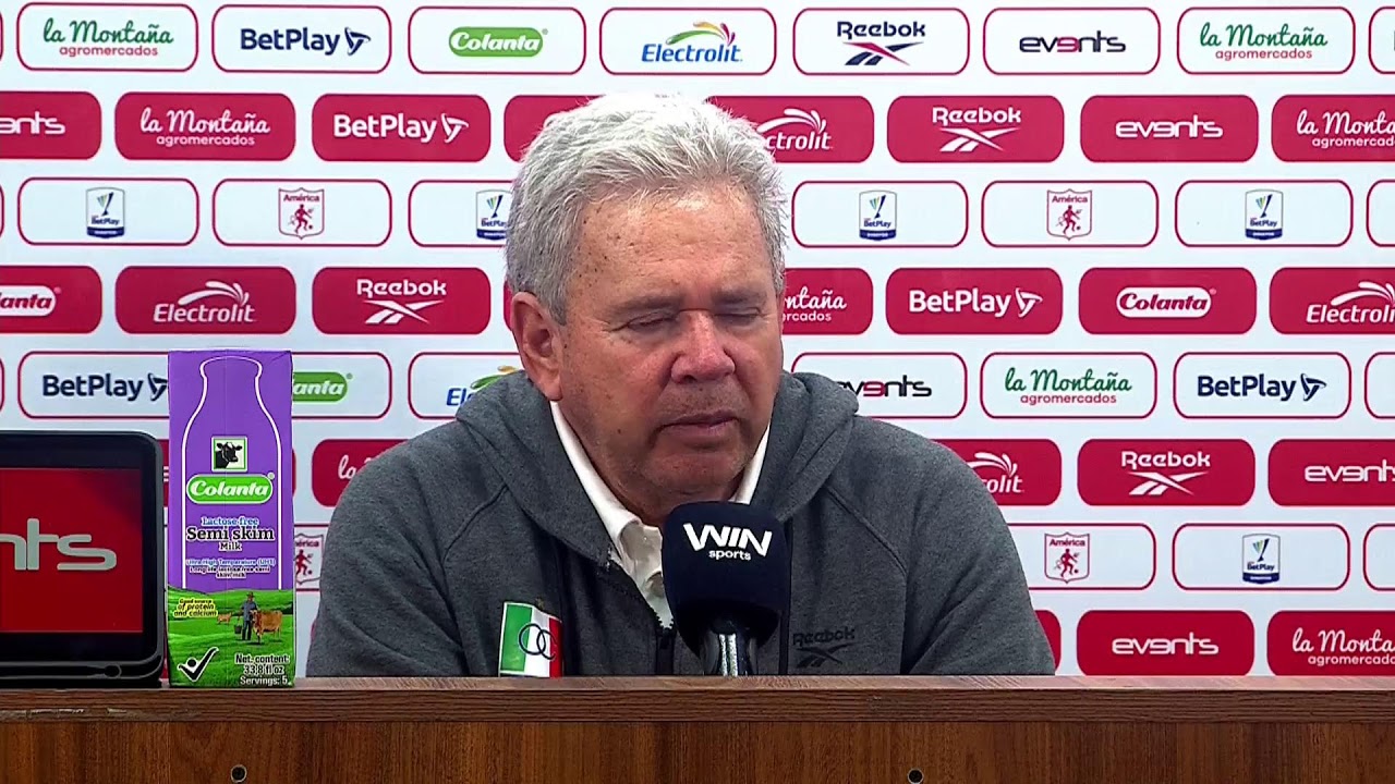 Rueda de prensa de Once Caldas tras su partido con América