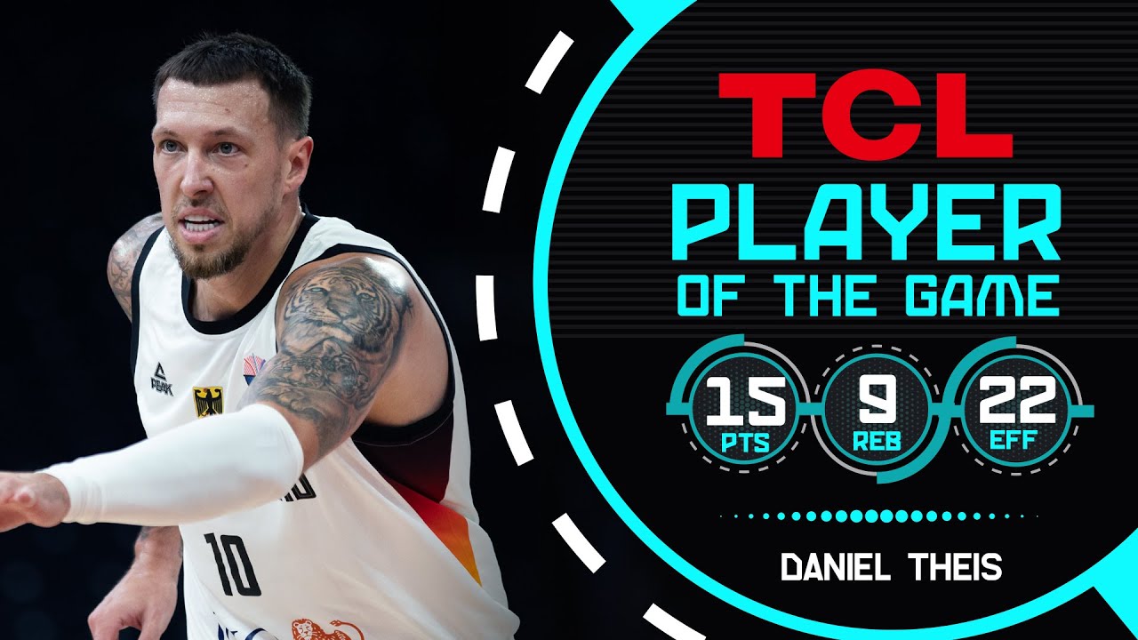 Daniel Theis (15 PTS) stands out, helps GER 🇩🇪 rally against SLO 🇸🇮 at #EuroBasket 2025!