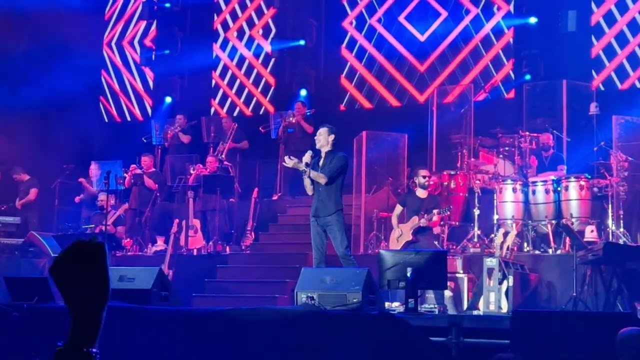 Flor palida - Marc Anthony en vivo barcelona 2022 - pa allá voy tour