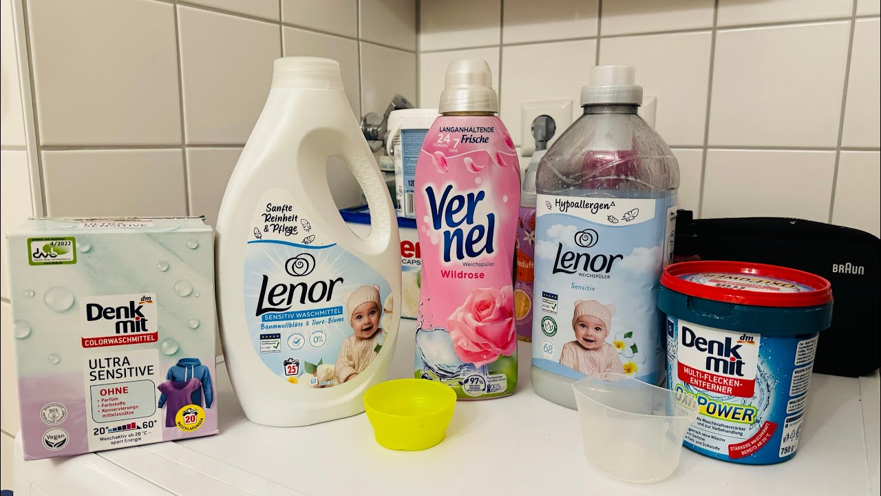 🎊🎉 1000 Abos 🎊🎉 Danke an alle❤️ waschen mit sensitiv Produkten 40 grad🌡️#asmr #youtube #laundry