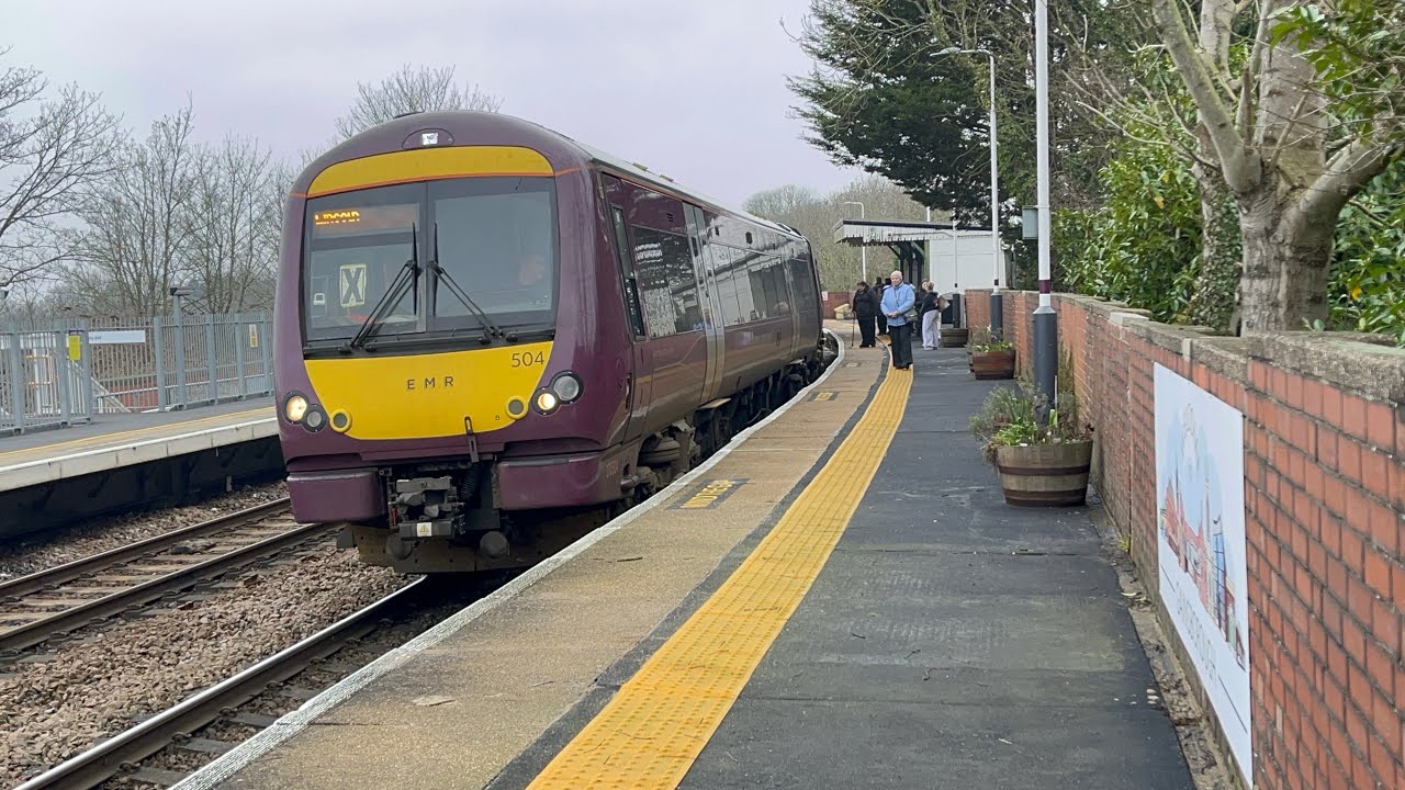 EMR 170504 2K51 Doncaster to Lincoln calls at platform 1 09;59 Lea Road 2/2/2026