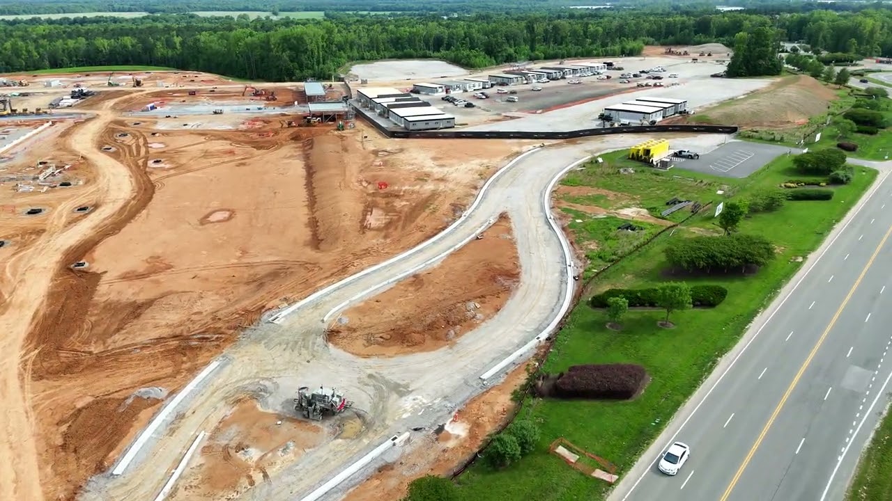 NEW LEGO FACTORY CONTRUCTION CHESTER VIRGINIA MEADOWVILLE  TECH  PARK