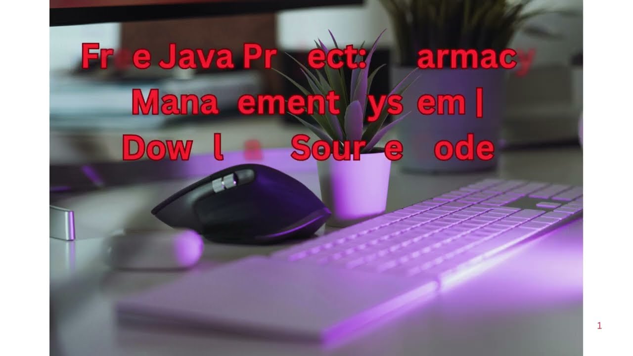 Free Java Project: Pharmacy Management System | Download Source Code