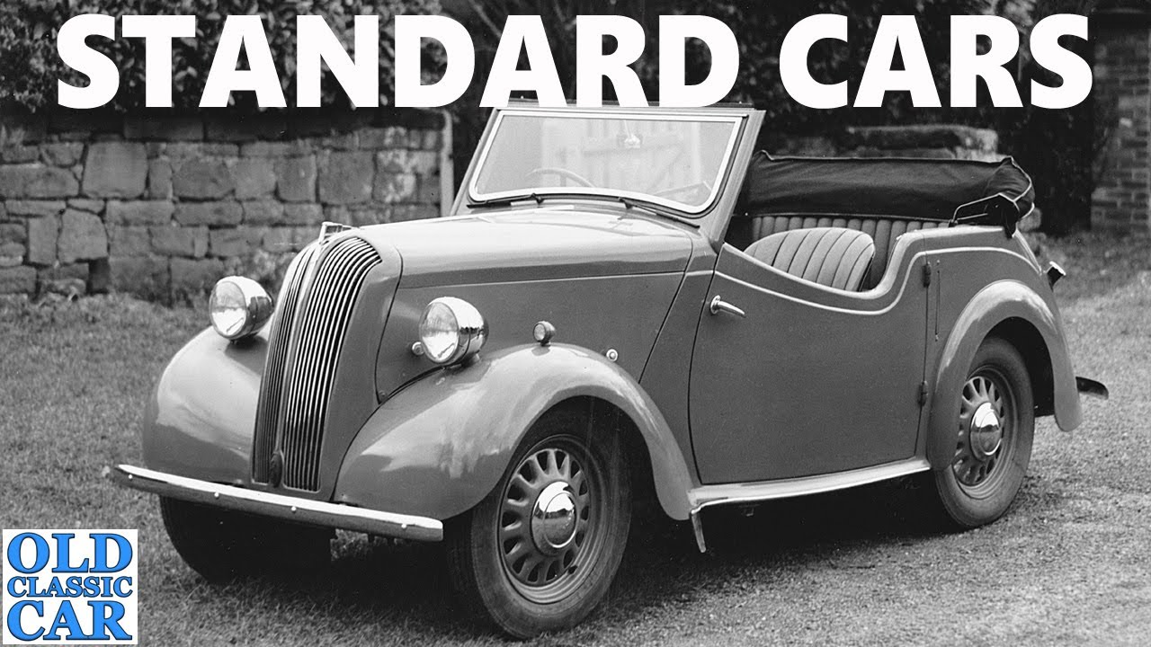STANDARD CARS in original old photographs