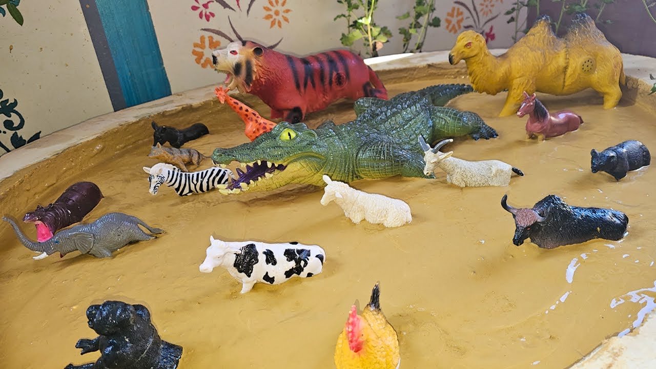 Muddy Adventures: A Fun Learning Journey with Farm & Zoo Animals for Toddlers 🐸🐷