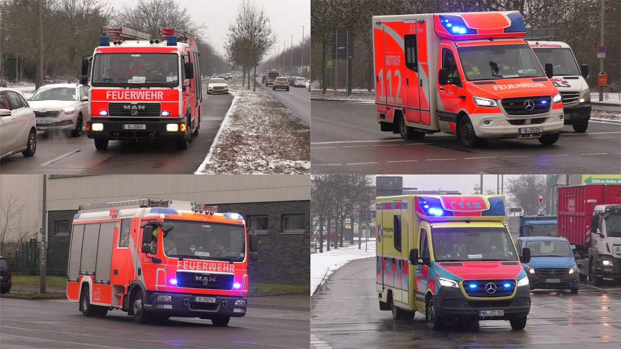 [Patiententransport mit Löschfahrzeugen] Einsatzfahrten während Ausnahmezustand in Berlin