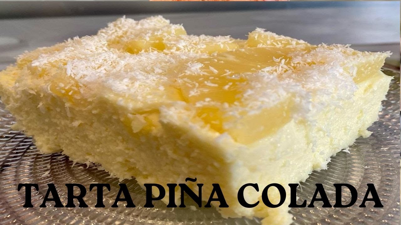 TARTA 🍰 DE PIÑA 🍍 COLADA CON ROBOT MAMBO!! FACIL Y RAPIDA!!