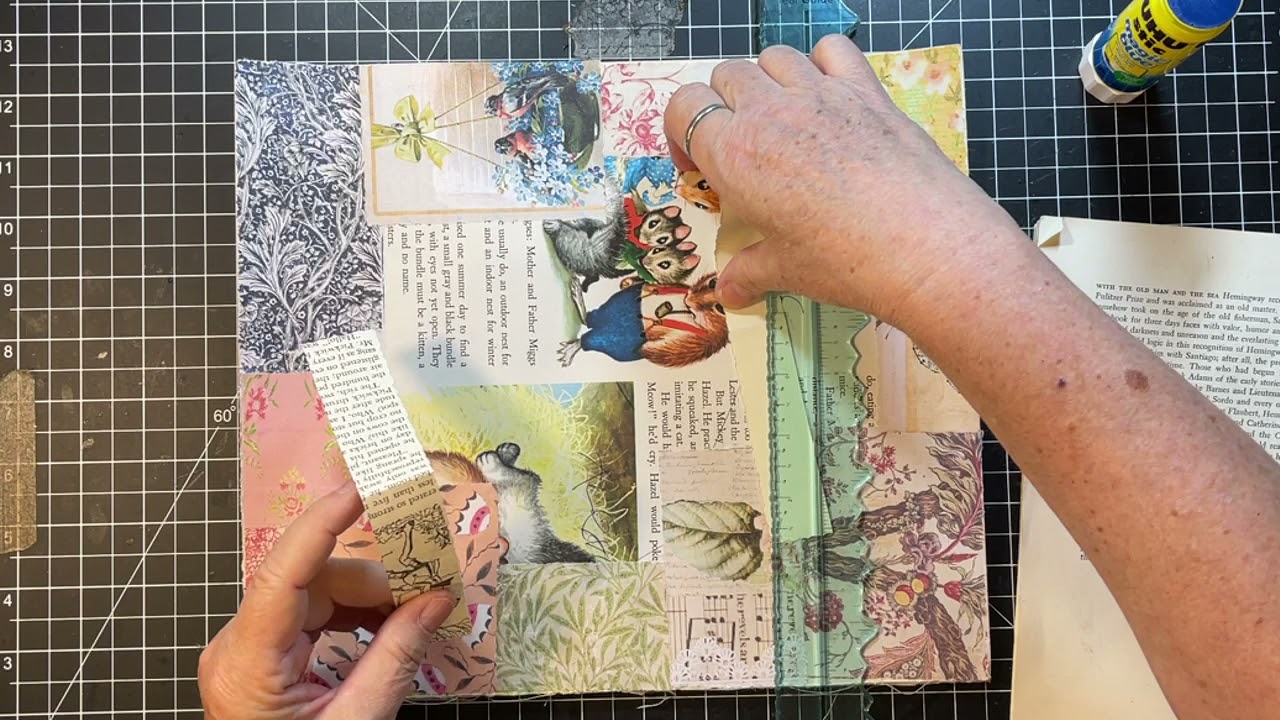 Scrappy Saturday! - Reverse Collage Inspired by Tina!