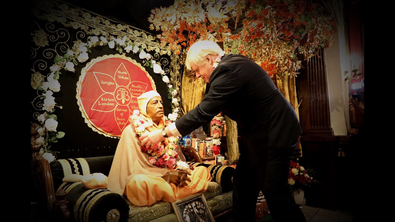 Prime Minister Boris Johnson Visits Bhaktivedanta Manor December 2019