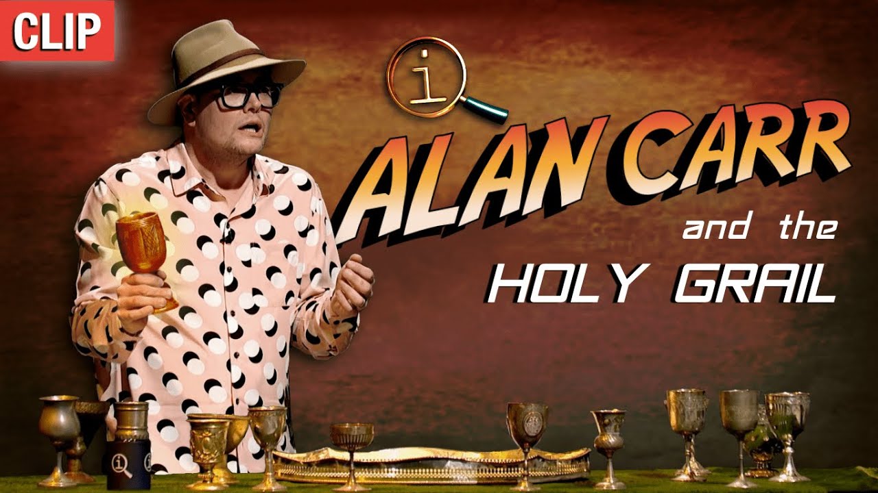 QI | Alan Carr and the Holy Grail