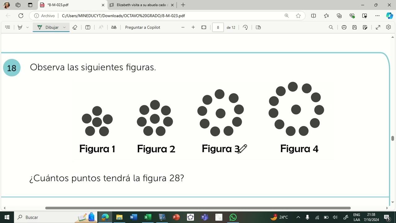 REPASO PRUEBA MIS LOGROS MATEMATICA 8°
