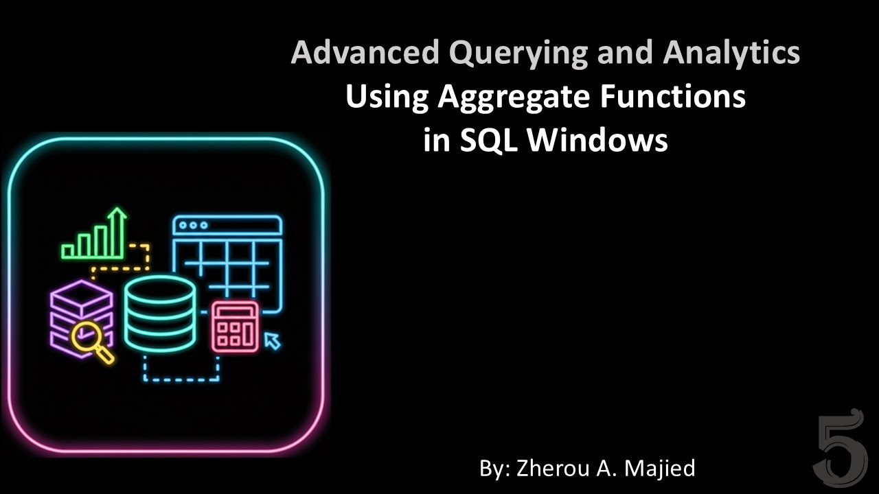 25 - Using Aggregate Functions in SQL Windows (Kurdish / کوردی)