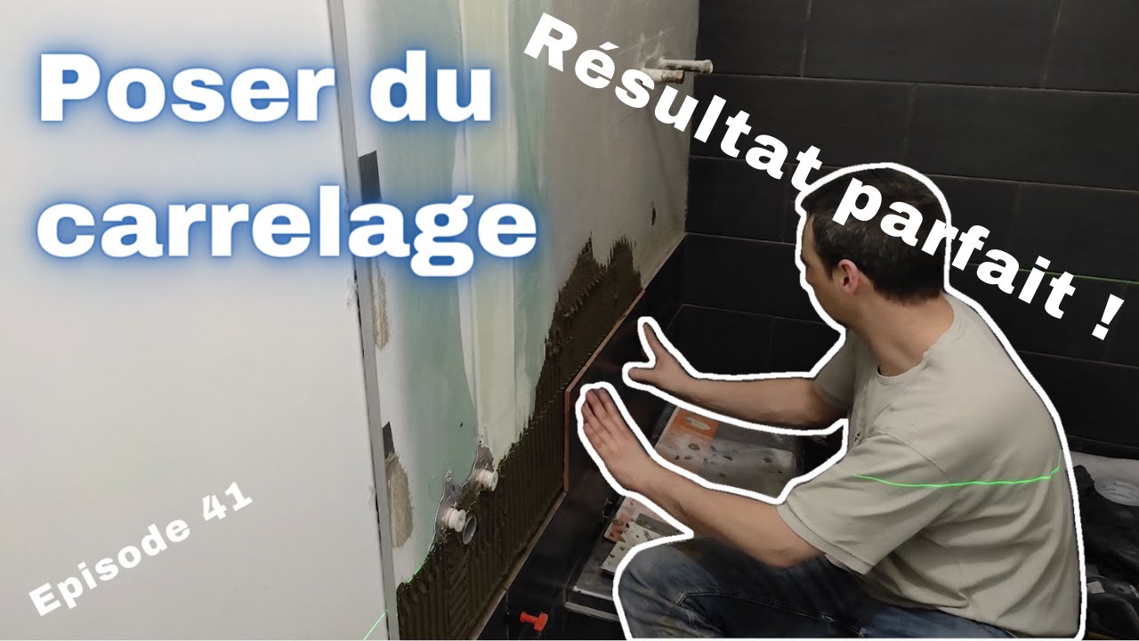POSER du CARRELAGE quand on n'est PAS un PROFESSIONNEL ep41