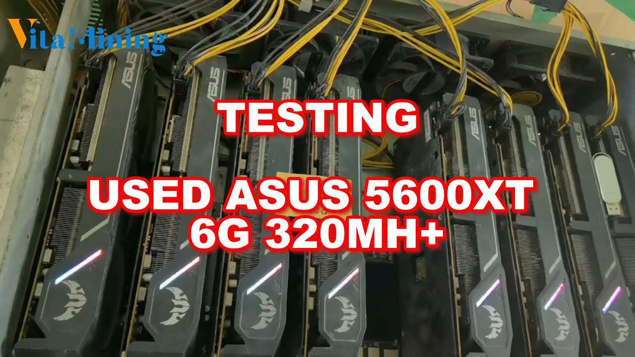 VitaMing: Used ASUS 5600XT mining rig 320mh+ shipping to Russia