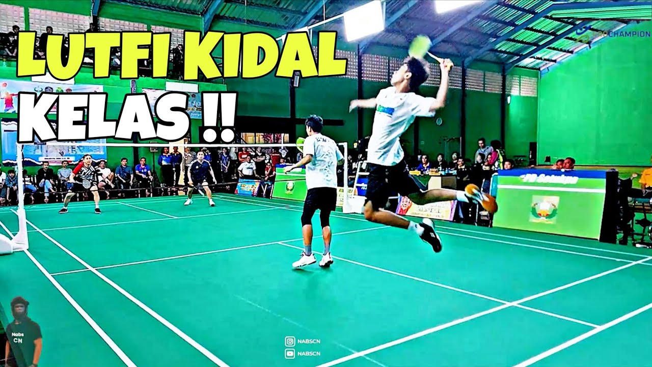 LUTFI KIDAL Bertarung Dampingi Atlet Nasional SENIOR. Nice Jump SMASH