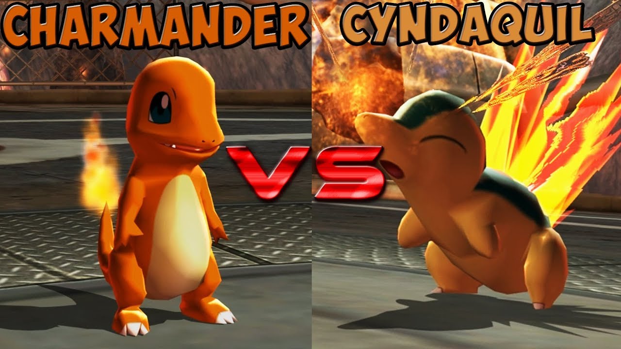 Pokemon battle revolution - Charmander vs Cyndaquil