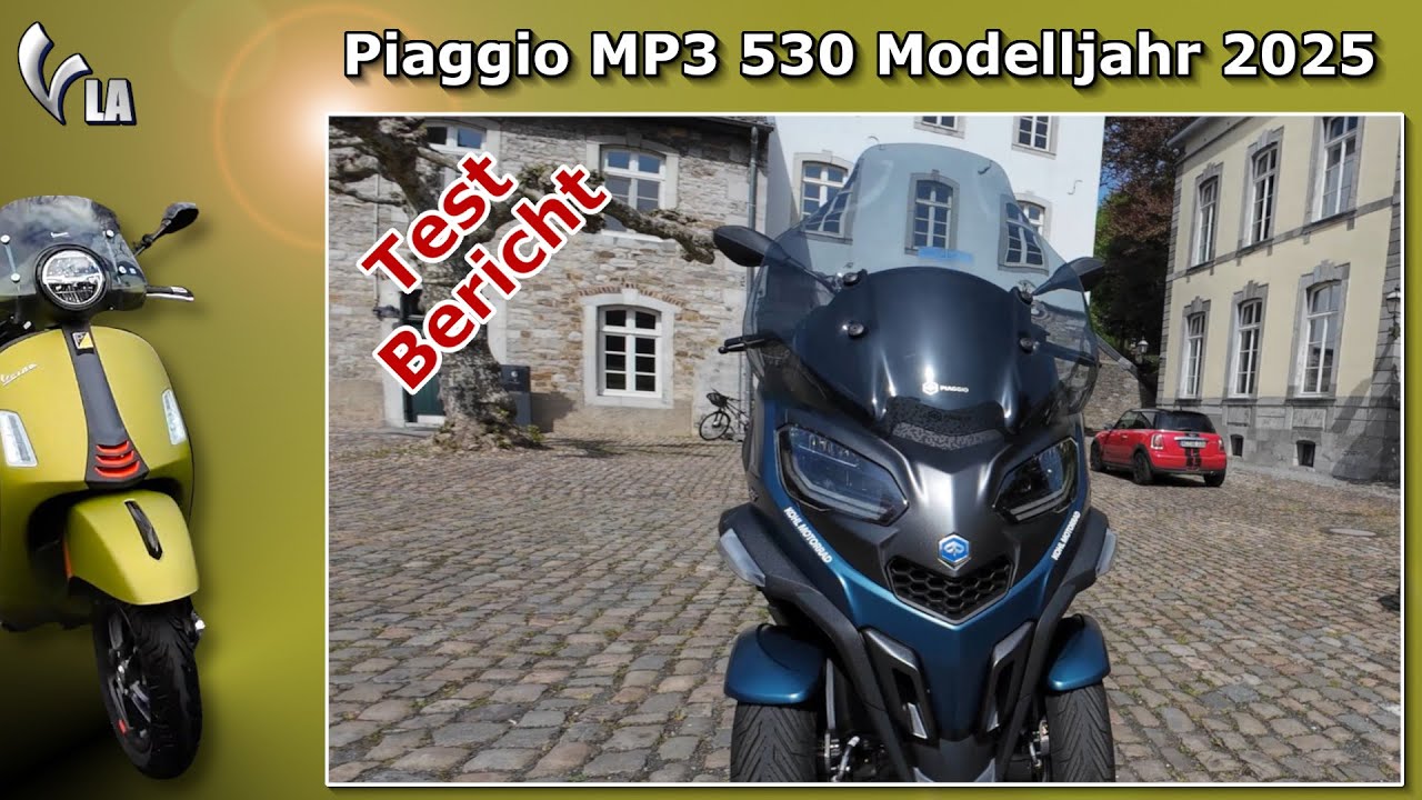 Angetestet: Piaggio MP3 530 Dreirad-Roller Modelljahr 2025 Euro 5+