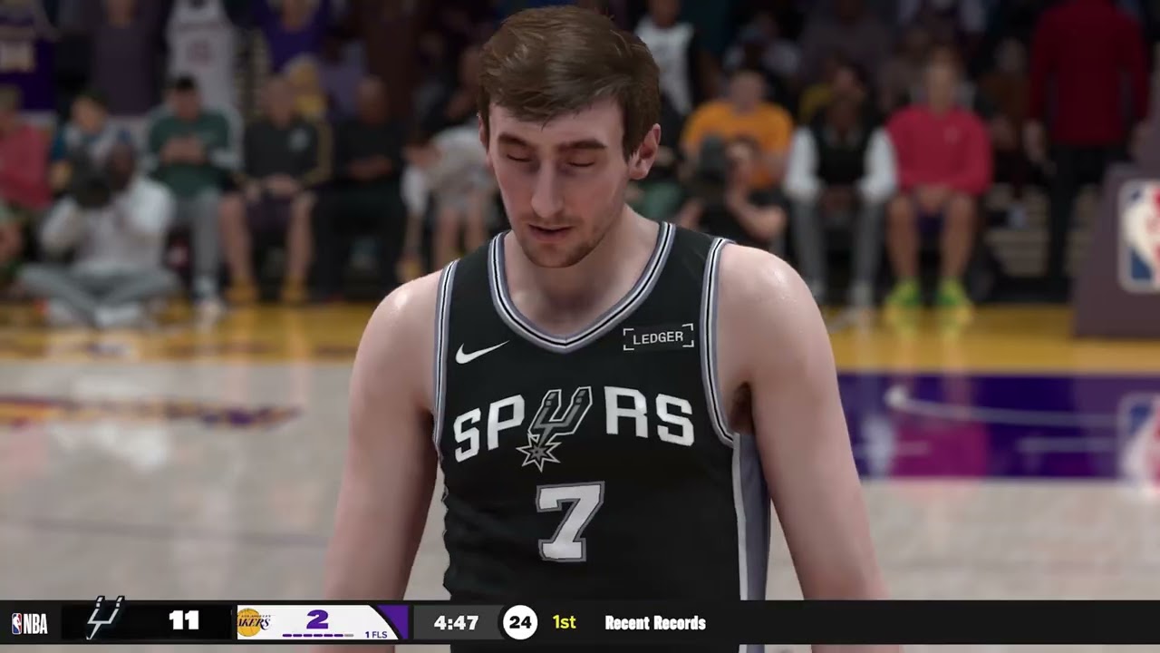 NBA 2K26 Gameplay: San Antonio Spurs vs Los Angeles Lakers - (Xbox Series X) [4K60FPS]