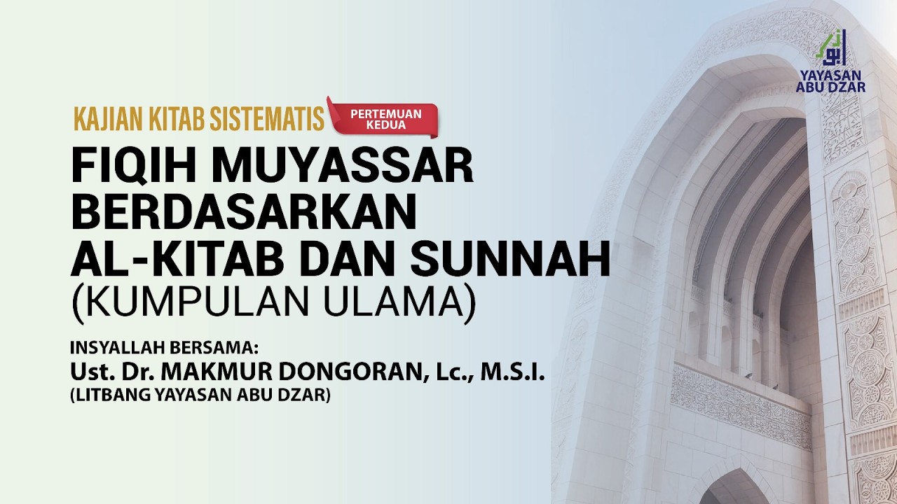 Fiqih Muyassar Berdasarkan Al-Kitab dan Sunnah (Kumpulan Ulama) #2