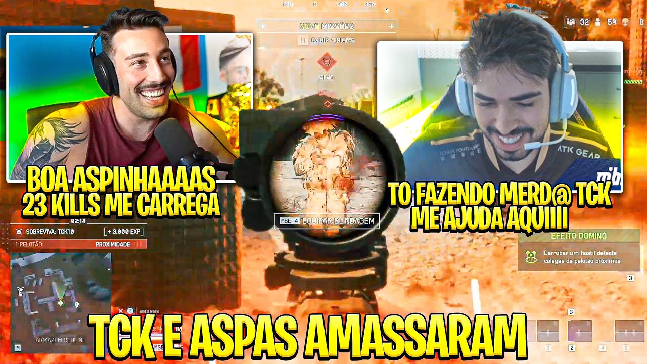 TCK  e ASPAS FORAM DUO no BF6 e o ASPAS TEVE QUE ESCUTAR AS MENTIRAS do TCK! 🤣🤣