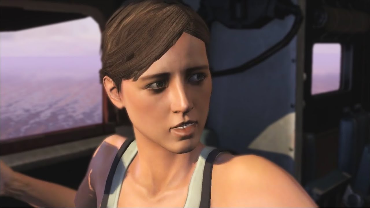 Uncharted Drake's Fortune: Beta Plane Cutscene