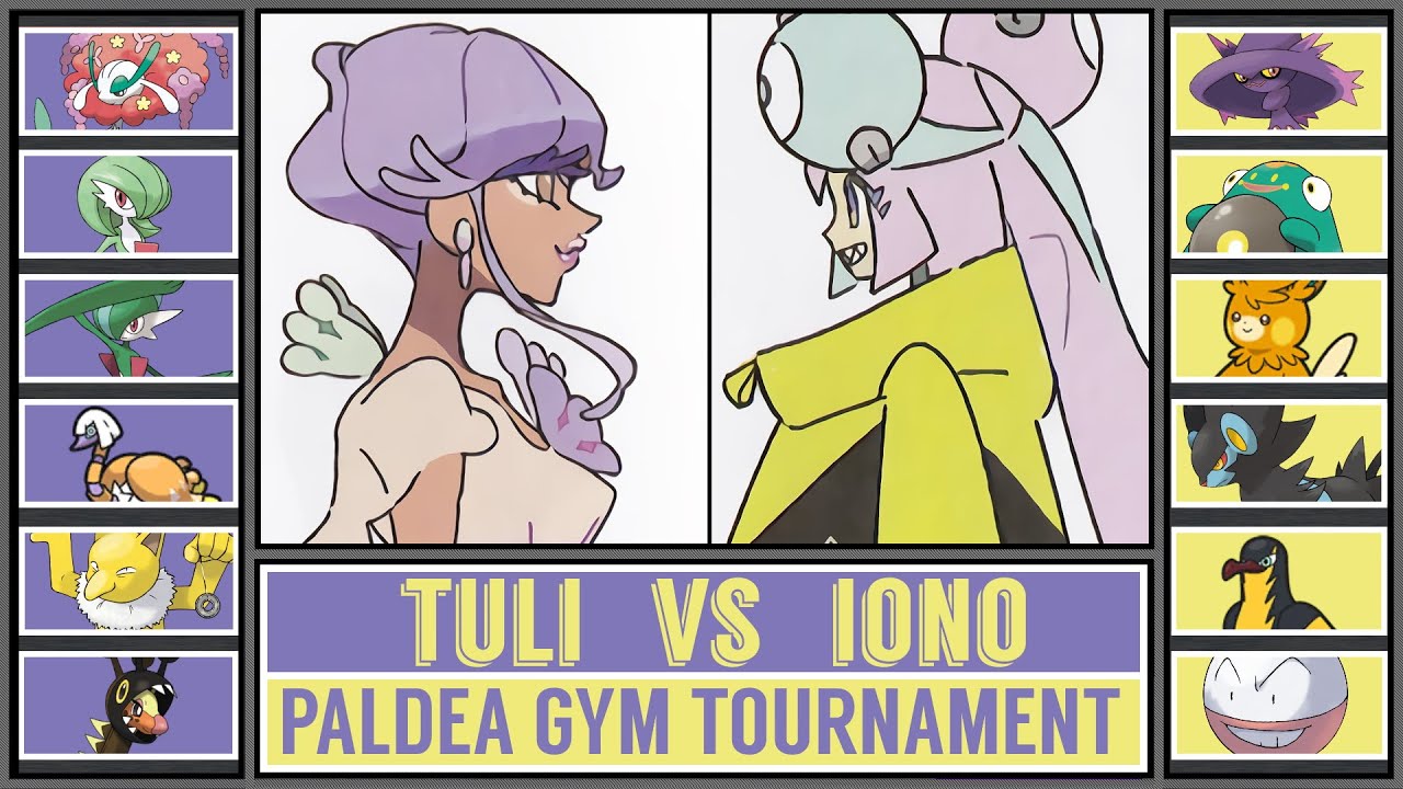 Gym Leader TULIP vs Gym Leader IONO [Paldea Gym Leader Battle Tournament]