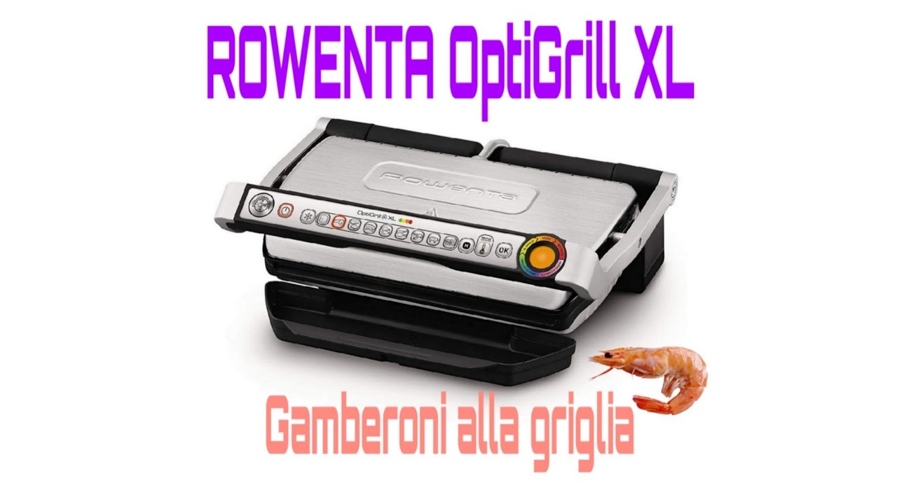 Cottura di gamberoni freschi con ROWENTA OptiGrill XL