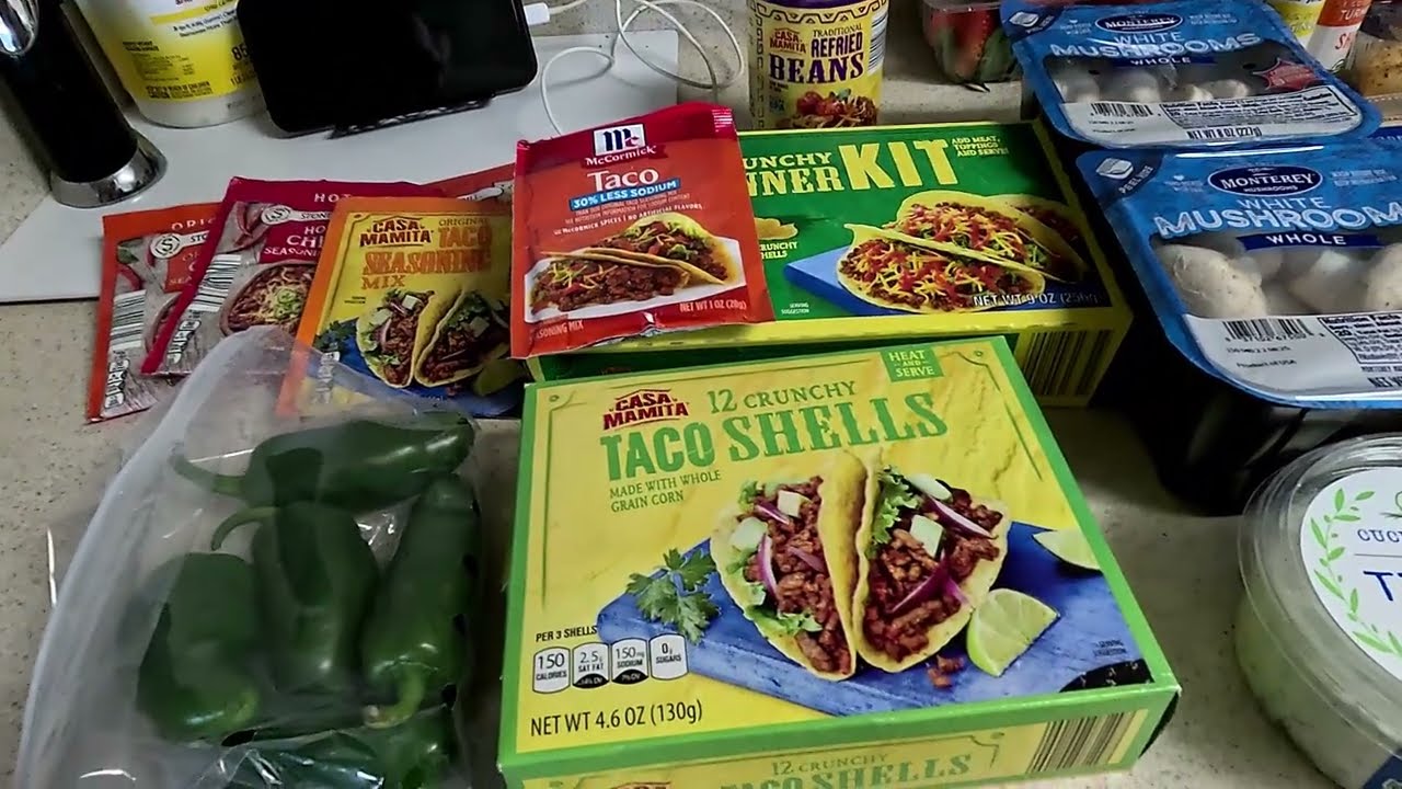 Mexikói ízek! Csirke húsos Táco &  Borító (Gombás változat is )