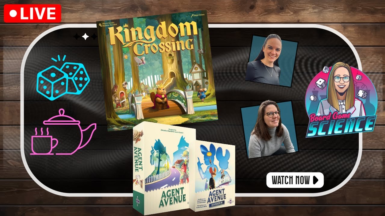 Würfel & Tee #11 Nachmittagschillout  [Kingdom Crossing & Agent Avenue] Brettspiel Stream/Livestream