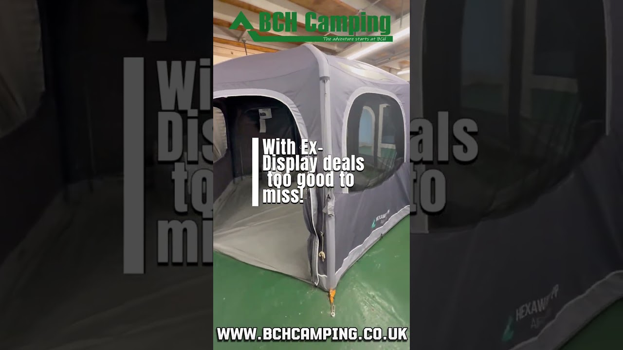 Step inside our awning showroom and see what’s on offer - BCH Winter Clearance Sale