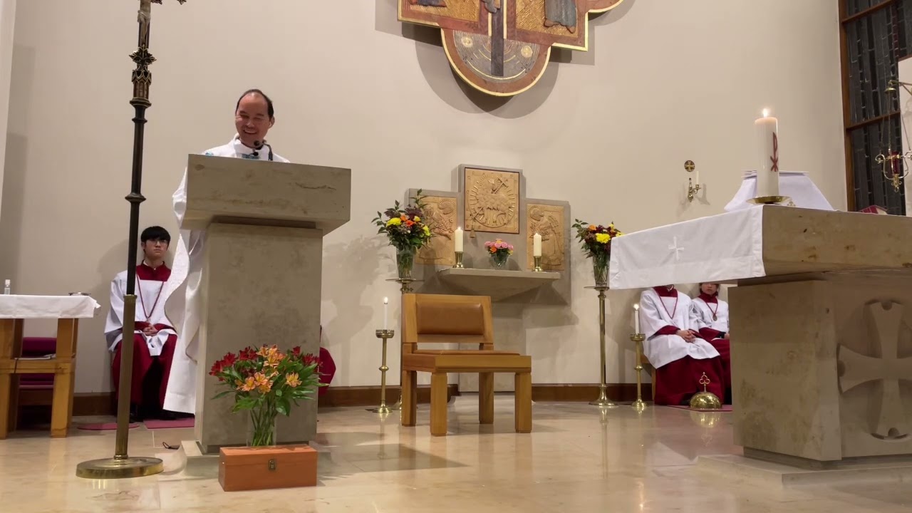 2022/10/19 memorial of St. Frideswide 程明聰神父 @ St. Augustine of England, Solihull