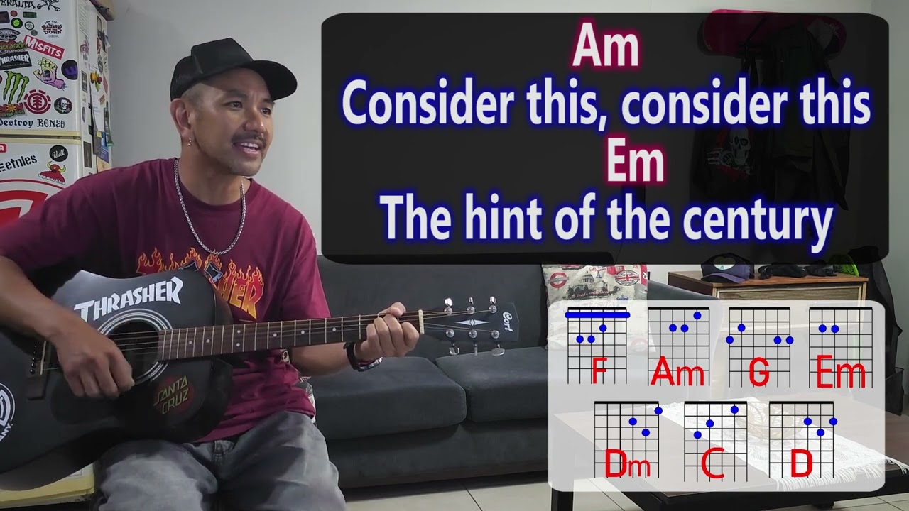 Losing My Religion - R.E.M. (acoustic cover) + Lyrics + Chords