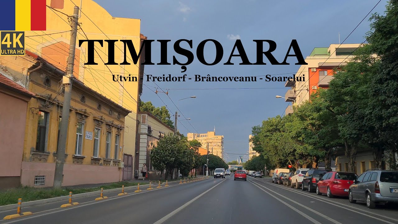 4K Timișoara Drive - Utvin - Freidorf - Brâncoveanu - Zona Soarelui Romania Timiș Banat 4K