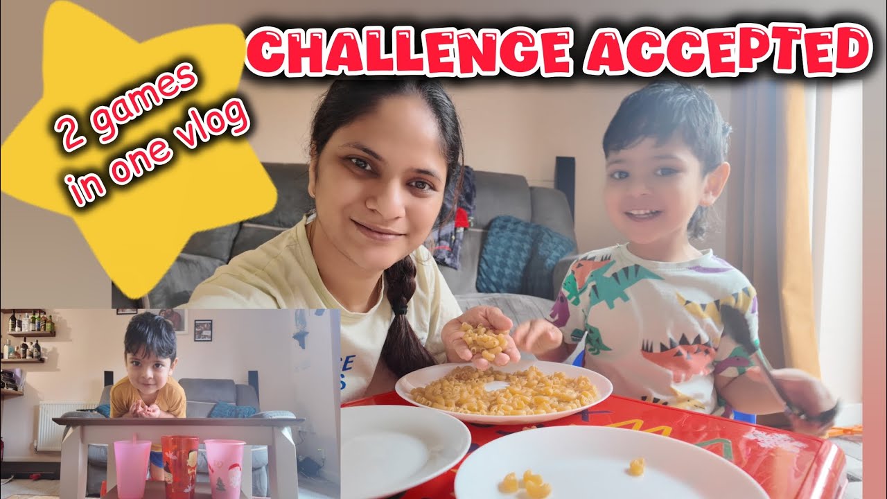 Challenge accepted mom n son#goanvlogger #konkanivlog #challenge 