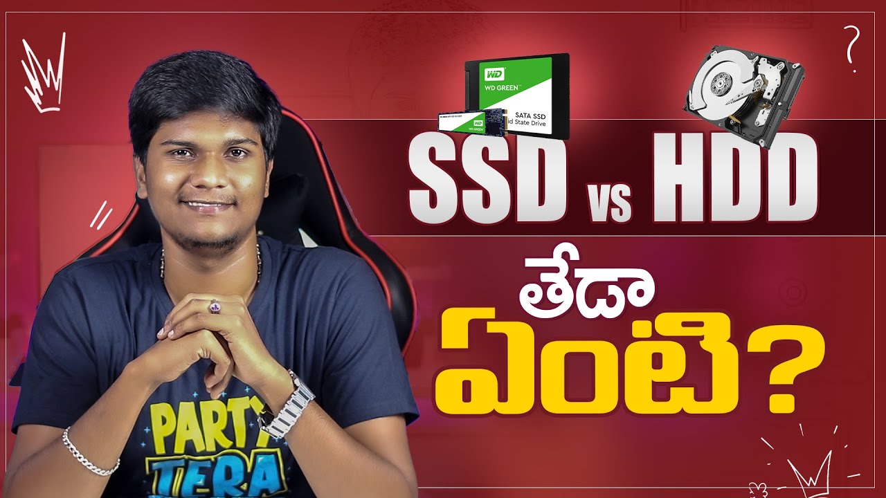 HDD vs SSD || Hard Disk Drive vs Solid State Drive Explained in Telugu || SA Telugu Tech Zone