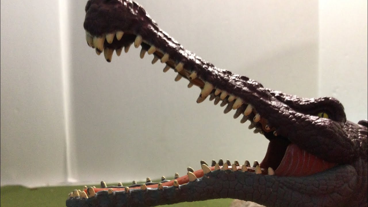 Sarchosuchus Growl (Prehistoric Reptile Stop Motion)
