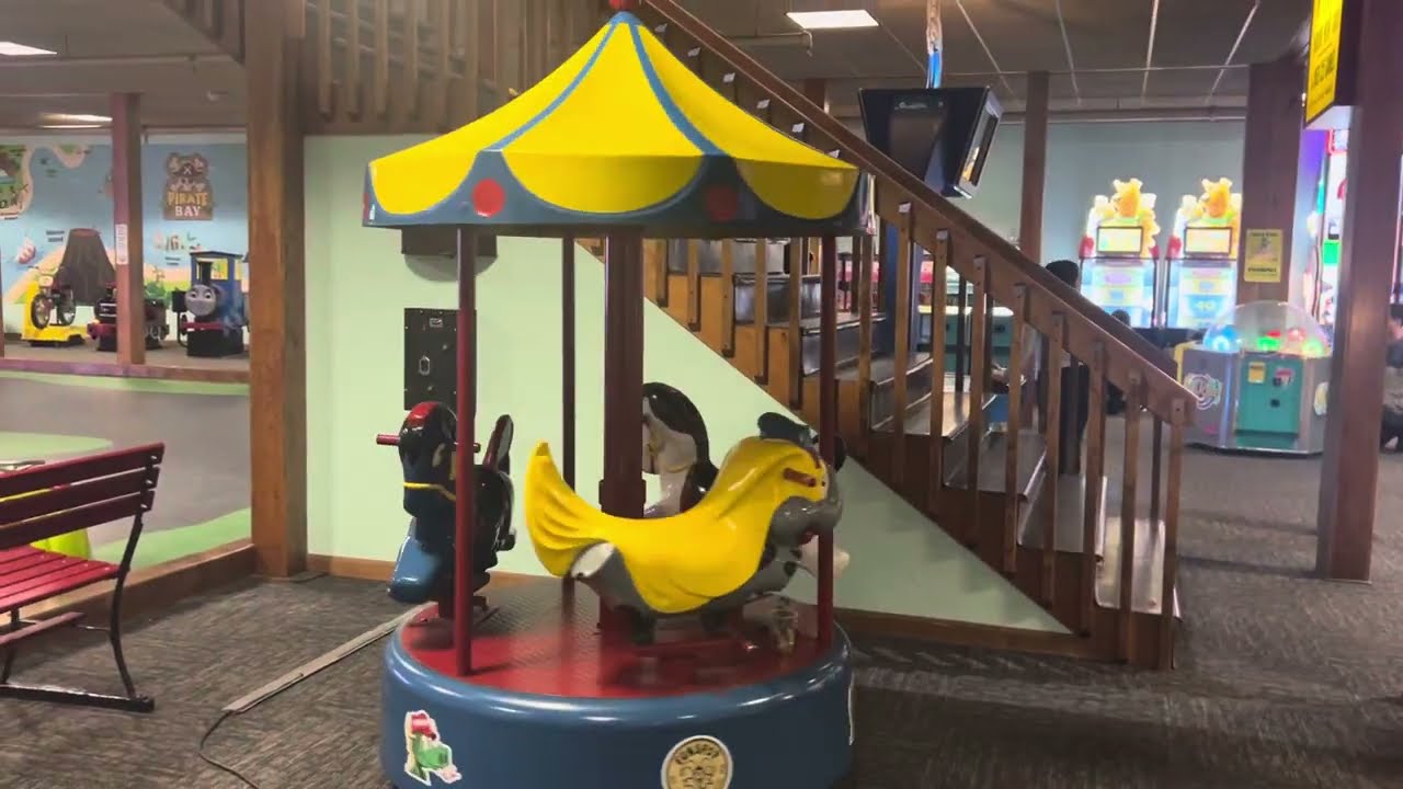 Miracle recreation 1975 Carousel kiddie ride at Funspot