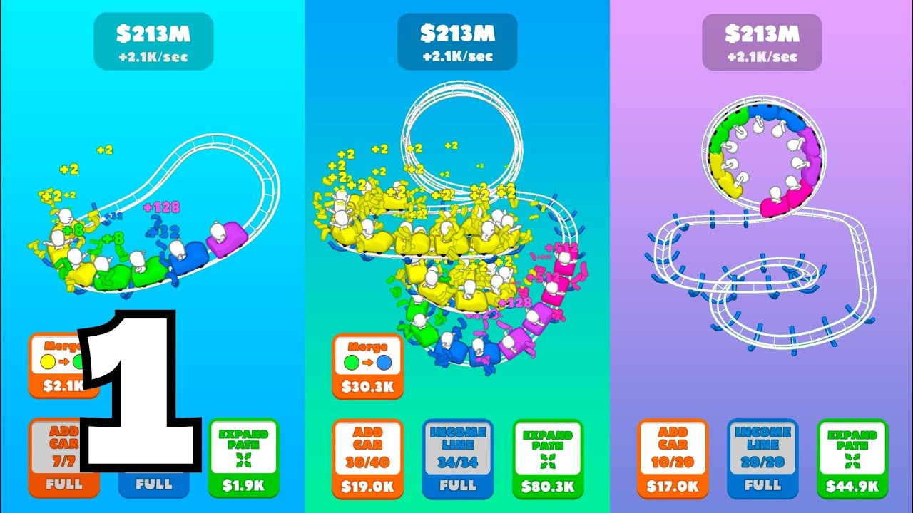 Super Loop - Part 1 Gameplay - Roller Coaster Game