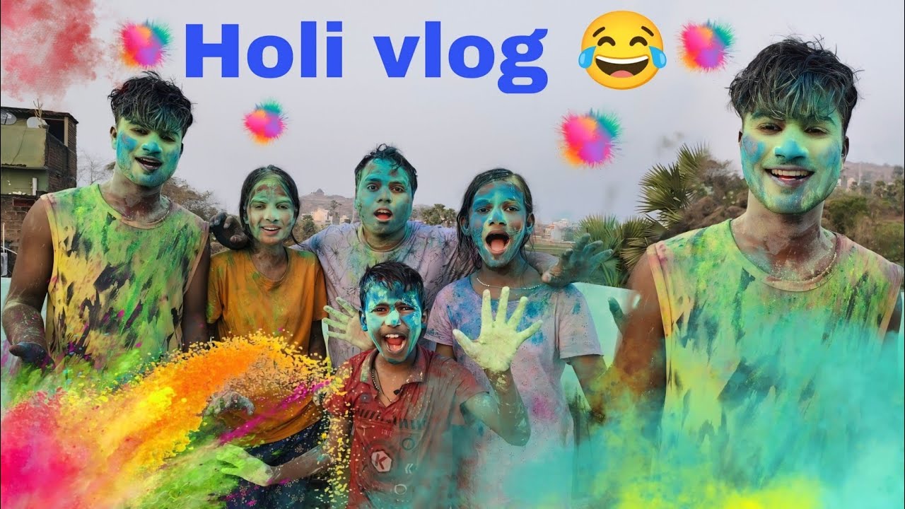 Holi Vlog 2026 | Bhai-Behen Ki Masti & Full Holi Celebration 🌈