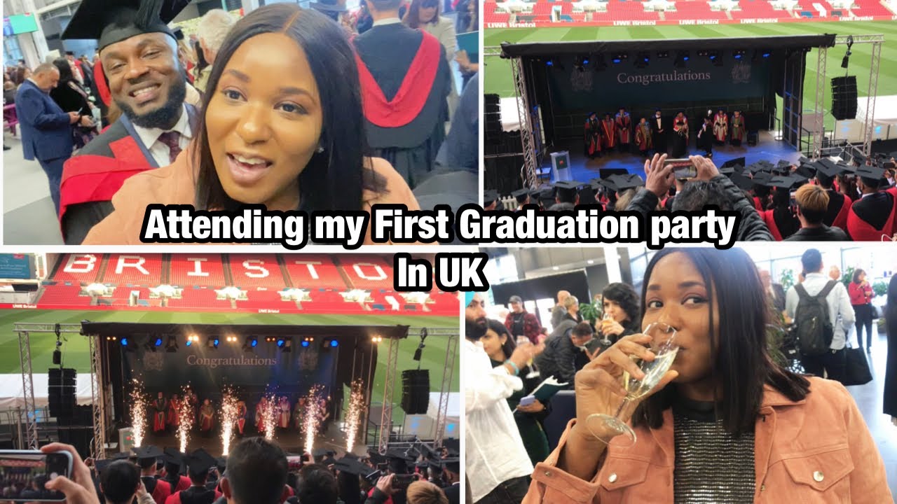 First time attending a Graduation party in the UK! International Students living in the UK