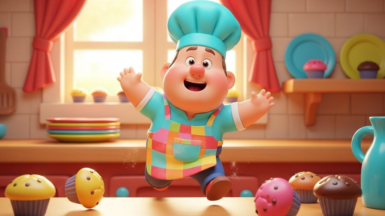 Muffin Man Runs Out of Muffins! | Fun Kids Story & Nursery Rhyme