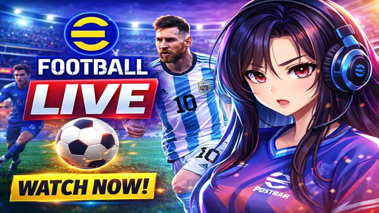 eFootball Live Gameplay 🔴 | Messi Magic Online Match | eFootball 2026 Live
