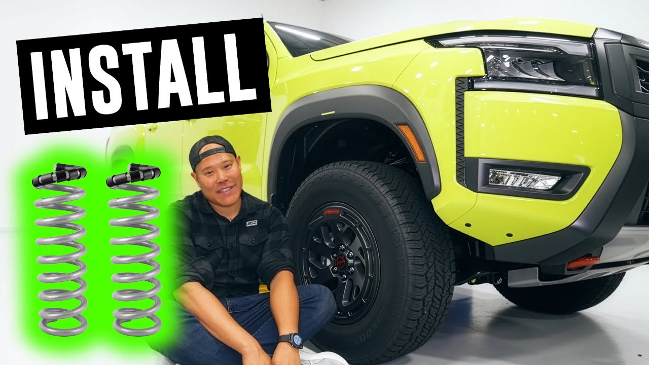 Комплект для подъема пружин Xterra / Frontier 2 дюйма от Z1 Off-Road — установка