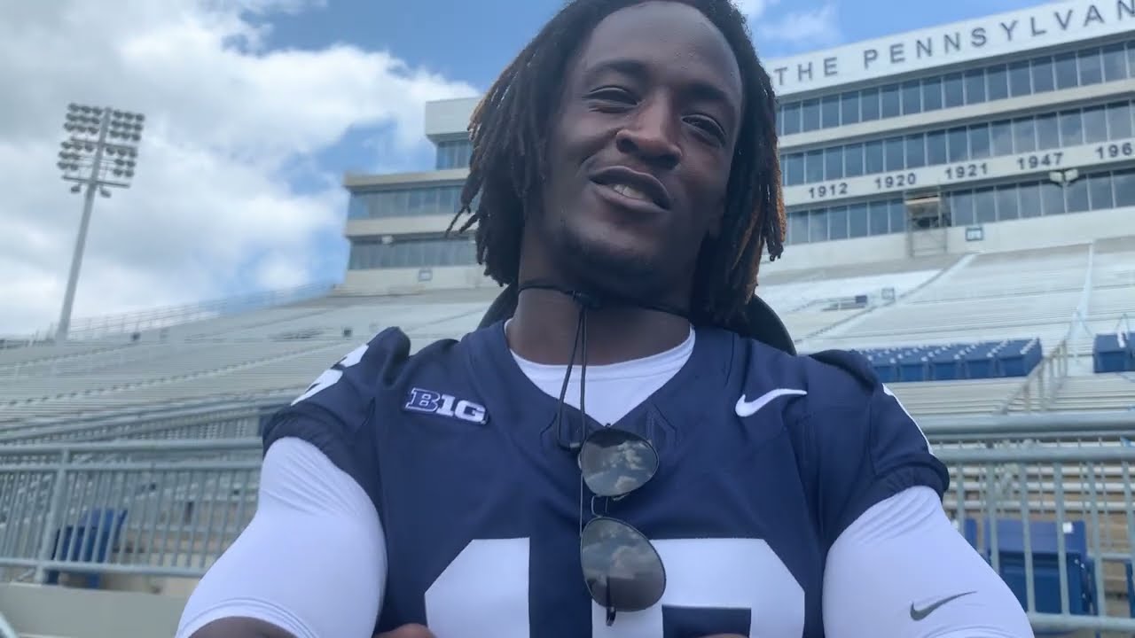 PSU TE Khalil Dinkins 8/6/23 | PSU Media Day | NSN Exclusive