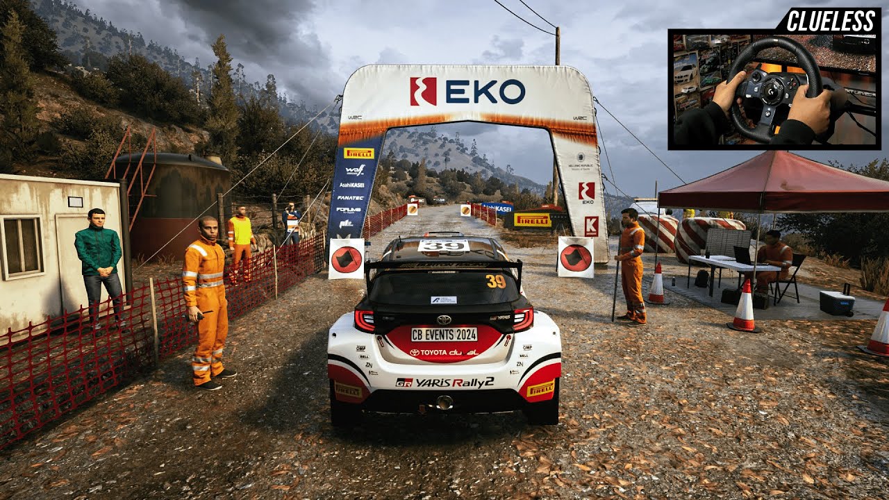 EA Sports WRC &mdash; Toyota GR Yaris WRC 2 &mdash; этап ралли EKO Acropolis в Греции
