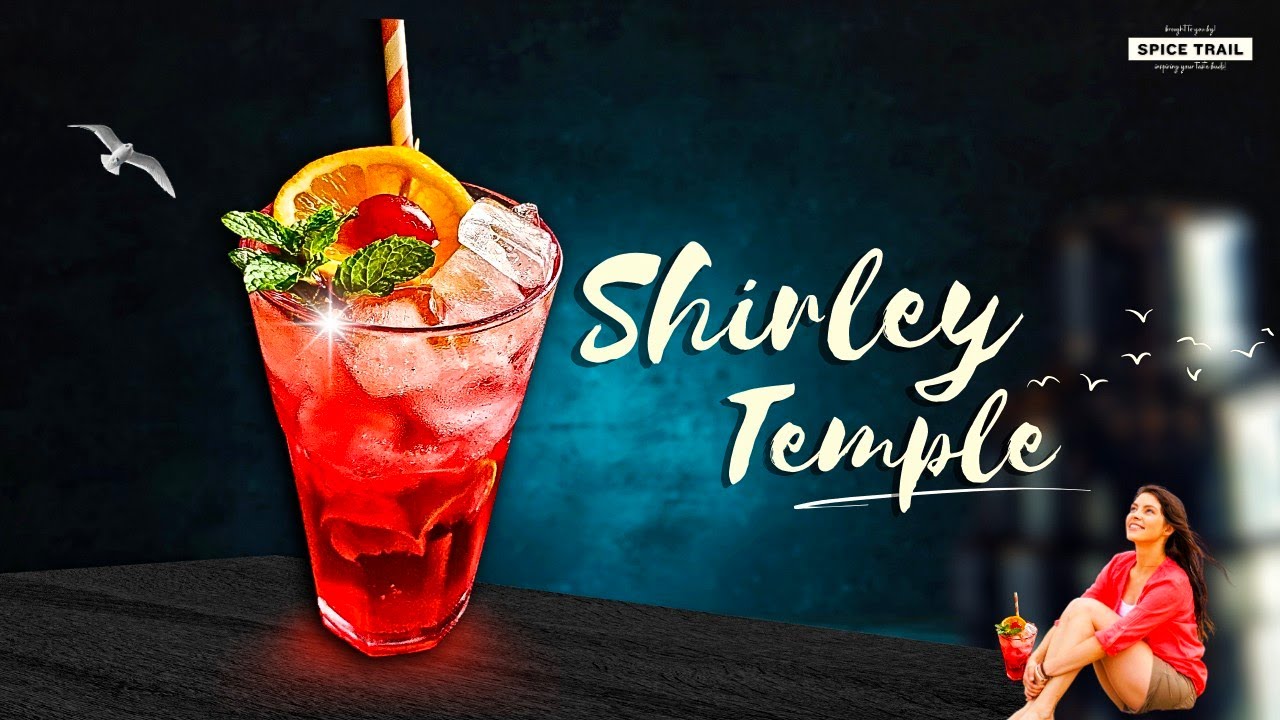 Shirley Temple Drink Recipe | How to Make Shirley Temple Cocktail at home ⚡