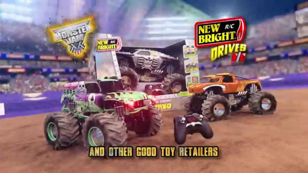 New Bright Monster Jam Grave Digger - Remote Control (30sec)