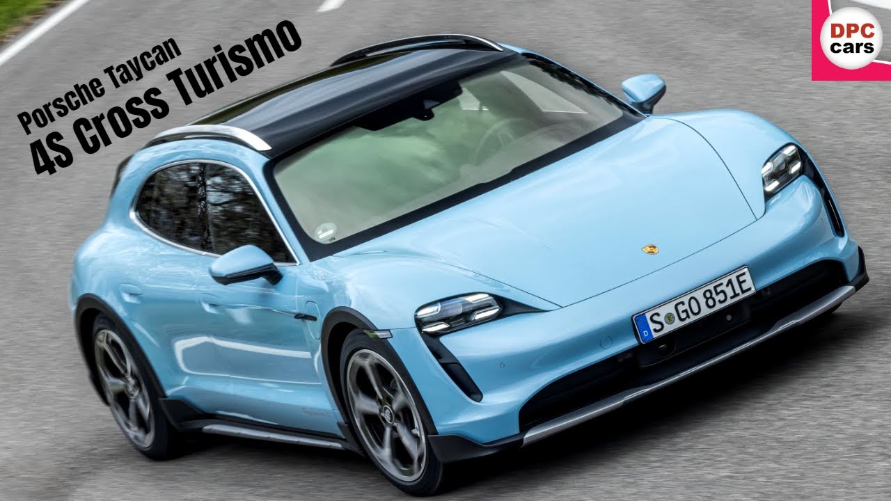 Porsche Taycan 4S Cross Turismo in Frozen Blue